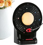 Wireless Speaker Outdoor,Desktops Music Player Speaker Moon Lamp - Bass Diaphragm, 7 Adjustable Lights Colors, Small Music Player Tool for Family Gatherings, Home