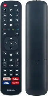Allimity EN2BN27H Replacement Remote Control fit for Hisense LED HD Smart Android TV H5500 Series H55 Series and sub EN2BL27H EN2BM27H EN2BK27H TV Remote Control