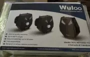 Wuloo Solar Driveway Alarm Wireless Outside Weatherproof 1600 Ft. Range, New