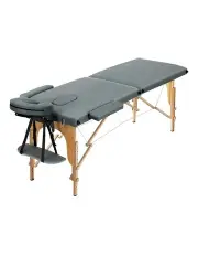 [Zenses] 2-Fold Wooden Massage Table 56cm in Grey