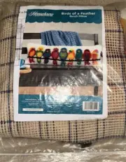 Herrschners® Birds Of A Feather Bench Pillow Latch Hook Kit