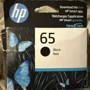 HP 65 (N9K02AN) Black Noir Ink Cartridge Exp 2026