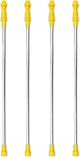 Toddmomy 4pcs Spray Can Extension Pole Garden Sprayer Pole Pressure Washer Wand Garden Sprayer Extension Wand Agricultural Sprayer Pole Plastic Stainless Steel Replacement Stick