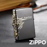 ZIPPO 聖天使十字火焰(黑冰金)防風打火機 韓國設計 官方正版 現貨 限量 禮物 客製化 終身保固 ZA-1-33A