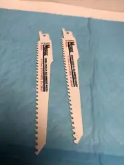 2pc MK~ Morse Cobalt Hybrid Bi Metal 6"-6 TPI Saw Blades Demo-Wood -Nail-Tree