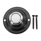 Sleek Metal Doorbell Push Button with LED Light for Home Front Entrance