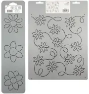 Quilting Stencils Floral Quilt Patterns Stipple Flower Stencil Quilters Template