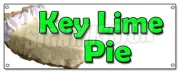 KEY LIME PIE BANNER SIGN bakery eggs sweets pie graham cracker crust