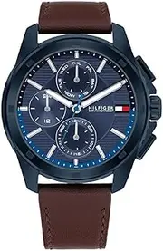 [Tommy Hilfiger] Men's walker Watch, BLUE/BLUE, 44MM
