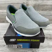 Skechers Equalizer Persistent Walking Shoes Mens 10.5 M Gray Slip On 51361