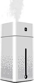 Ultrasonic Quiet Humidifier Large Room - Portable Humidifier For Car - Living Room Humidifiers Large Room For Home Plant And Baby Nursery, 1L Water Tank