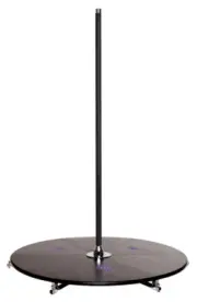 XPole X-STAGE Lite 45mm Spinning Static Dance Exercise X Pole Podium Set S Black