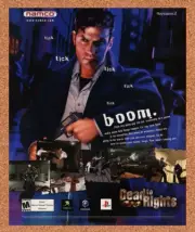 Dead To Rights PS2 Original 2005 Ad Authentic Namco Action Video Game Promo