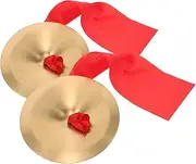 COMPUKAS Hand Cymbals Small Percussion Instrument for Sturdy and Safe Musical Engaging Design for Music Learning and Fun Play for Dancers and Performances