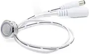 Clearhill 12V - 24V Touch Dimmer Switch, LED for 17mm Mounting Hole - Ideal LED Strip Lighting Control (White)
