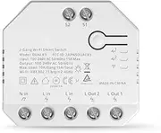 Smilewolf DUAL R3/R3 Lite MINI WiFi Smart Switch Smart Home 2 Gang Dual Relay Module Via EWeLink Alexa Google Home (DUAL R3)