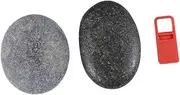 HEALSOPTHY 1 Set DIY Painted Stones Natural Pebbles with Bracket for Creative Art Projects Unique Hand Painted Rocks for Home Decor and DIY Crafts Random Styles