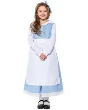 Beauty and the Beast Belle Maid Girls Costume