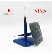 5PCS Tyre Plug Patch Auto Car Tire Puncture Repair Kit Wired Mushroom 88mm 12mm