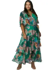 [Pink Dusk] Hypnotic Maxi Dress in Green