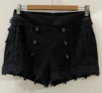 在飛比找Yahoo!奇摩拍賣優惠-設計師Lanice侯秀枝 布蕾絲造型彈性短褲F