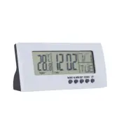 New LED Digital Thermometer Color Display Weather Station Humidity Indoor &Out J