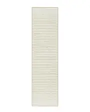 Town & Country Basics Everwash Recycled Modern Stripe Area Rug with Non-Slip Backing