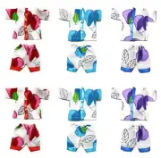 Ladoo Gopal Dress Pant Shirt Cotton Summer Night Suit for Krishna Idol (Combo-6)
