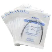 10Pqts Alambres de Arco de Ortodoncia Dental Redondo Niti Activado Térmicamente
