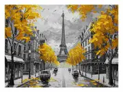 Eiffel Tower Paris Street Wall Art