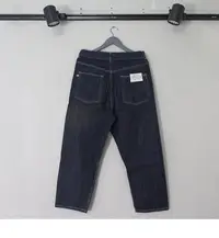 在飛比找Yahoo!奇摩拍賣優惠-香港MDNS 新款MADNESS 原色丹寧脱漿原色牛仔褲余文