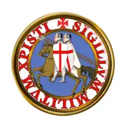Knights Templar Seal Pin Badge
