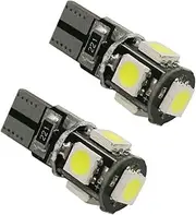 OSOLADY 10pcs 5050 LED Car Reading Light Bulbs High Brightness Wide Angle Illumination Fit for Vehicles Built Can Bus System to Prevent Error Codes