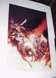 Marvel Comics Monsters Poster 14 Hellstorm Son of Satan Chariot of Fire Gil Kane