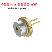 455nm 5500mW Blue Laser Diode with FAC Square