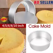 4/5/6/8/10 Inch Cake Mould Round DIY Cakes Pastry Mould Baking Tin Pan Reusable