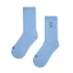 WARX除臭襪 薄款小鬼頭高筒襪-天空藍