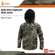 Spika Mens Biarri Camo Highpoint Shell Hunting Dwr Jacket #hcj-hpc-1a