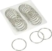 Mr. Pen- Loose Leaf Binder Ring, 20 Pack, 2 Inch, Binder Rings, Book Rings, Metal Rings for Index Cards, Rings for Flash Cards, Flash Card Rings, Index Card Rings, Clip Rings, 2 Inch Binder Rings