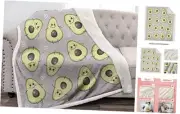 Blanket Gifts for Girls - Cutes Plush Sherpa Throw Bed Sofa Bedroom Avocado
