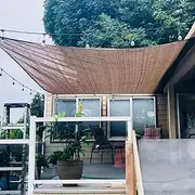 （2M*3M） Fence Privacy Screen Balcony Sun Shade Cloth 2M*3M 80% Shade Fabric Outdoor Patio Screens Mesh Panels Apartments Railing Cover UV Protection for Backyard Garden Porch Deck