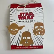 Williams Sonoma STAR WARS Pancake Molds Yoda, Darth Vader, StormTrooper