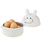 Egg Poach Microwave Oven Cooker Boiler 4 Eggs Steamer Hard Boiled Detached Shell