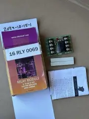 New Alarmsaf RBK-5 Relay Module 6, 12 or 24 VDC LED Trip indicator DP/DT Format