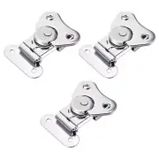 Spring Loaded Butterfly Twist Latch 40mm 3Pcs Iron Chrome Keeper Toggle Clamps