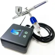 [Airbrush Works] Airbrush Compressor Mini Airbrush Set AW-C1 For Beginners Only