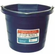 Tuff Stuff Products KMC-FB100BL 20 qt. Flat Utility Bucket Blue
