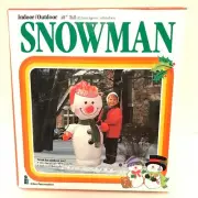 Vintage INTEX Snowman Inflatable 48" Tall Blow Up Indoor Outdoor Decoration NEW