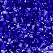 Glass Stones 453g/1 lbs Glass Pebbles Marble Beads Gem Stone(5-9 MM Cobalt Blue)
