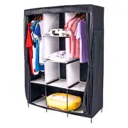 Randy & Travis Machinery Large Portable Clothes Closet Canvas Wardrobe Storage O